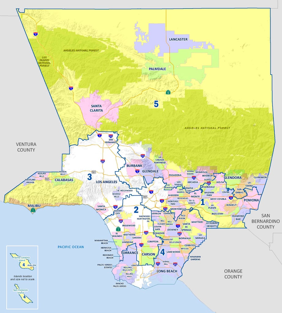 The Five Queens what the LA County Supervisors actually supervise