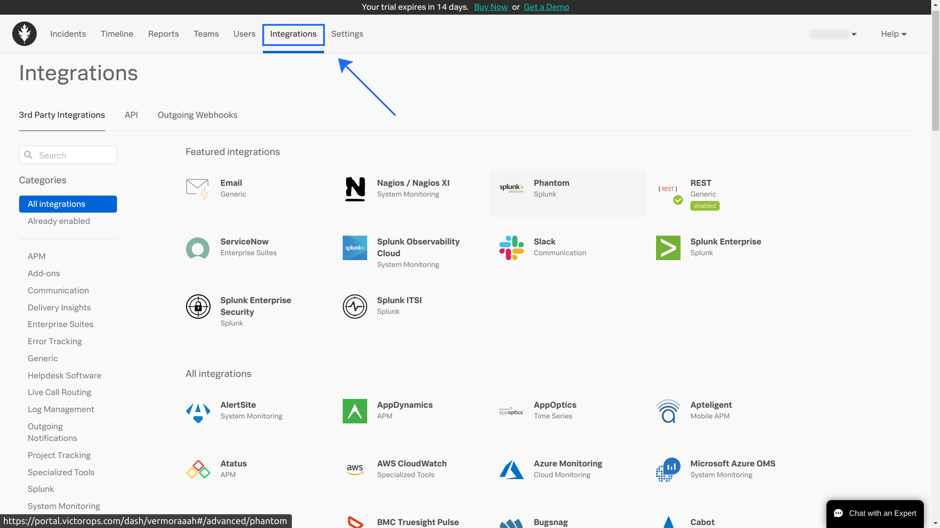 splunk integration