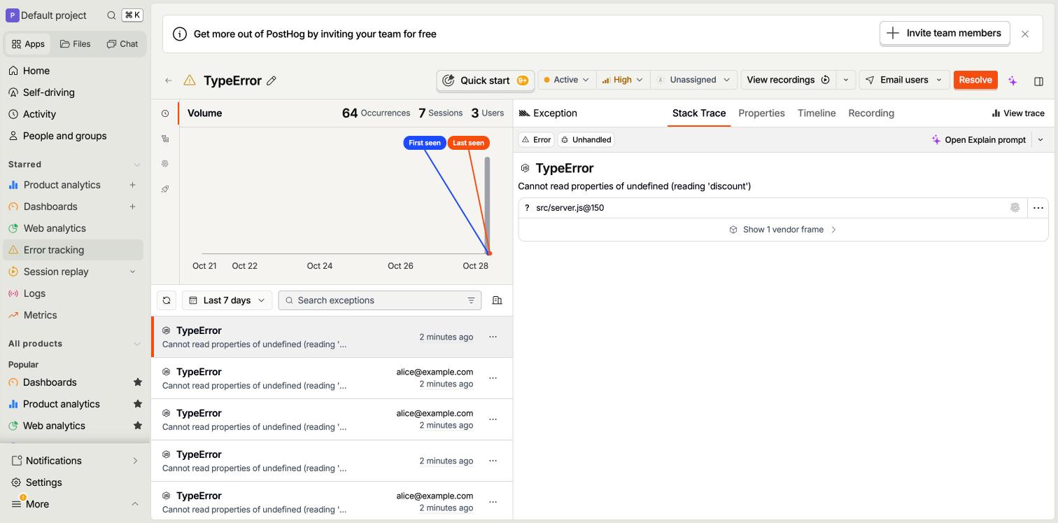 PostHog coupon issue back to Active on release 1.1.0