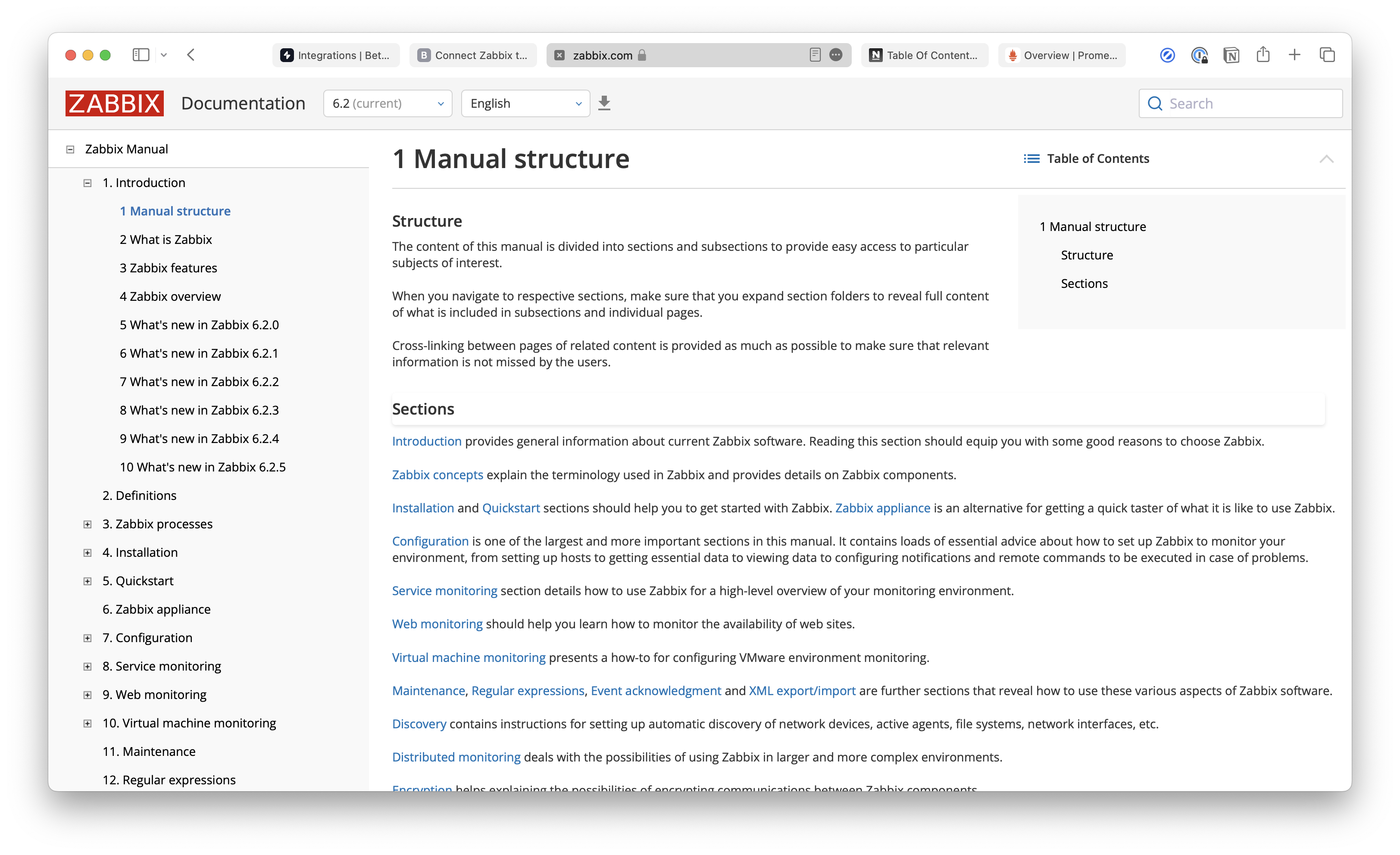 Zabbix doc