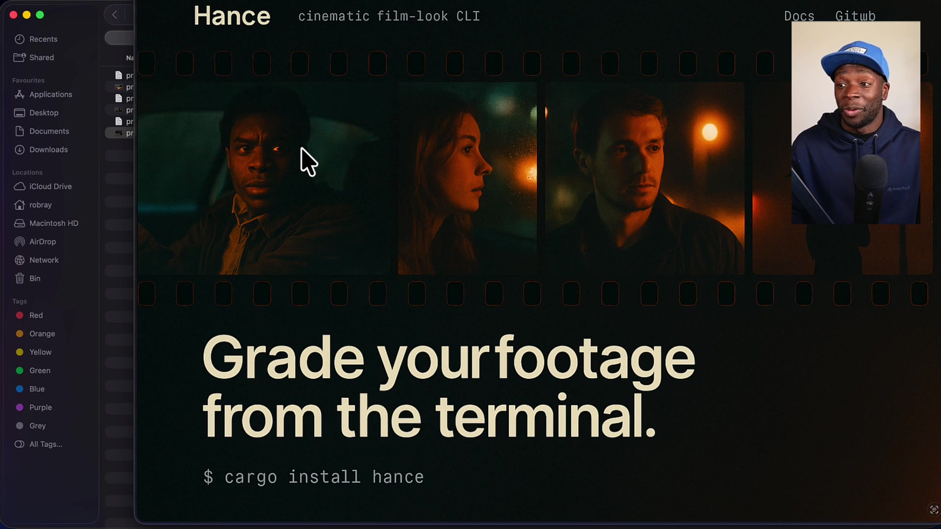 Probe C, a different concept utilizing a film strip-style image gallery