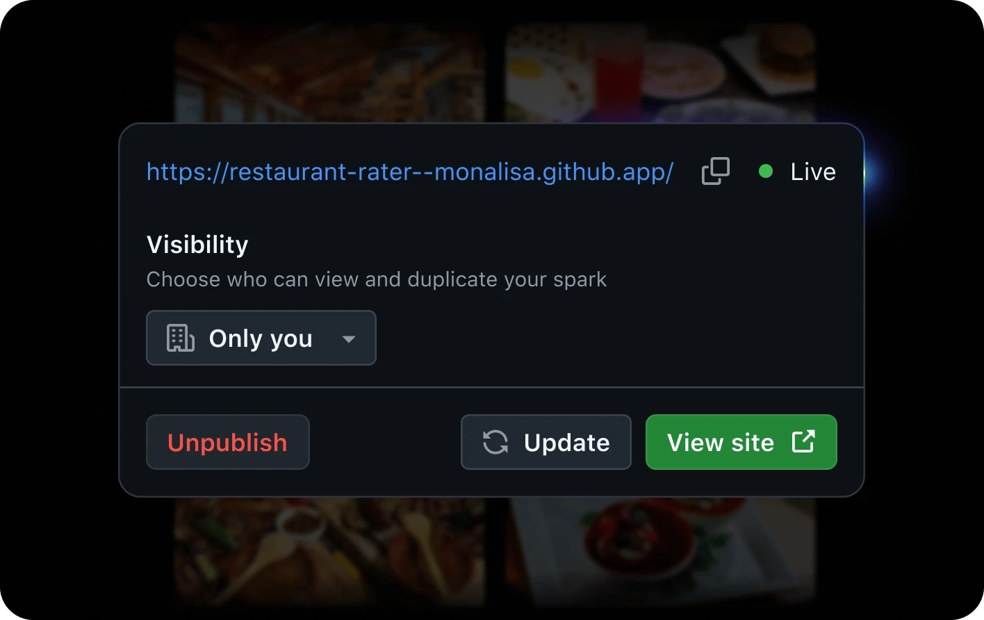 GitHub Spark integration