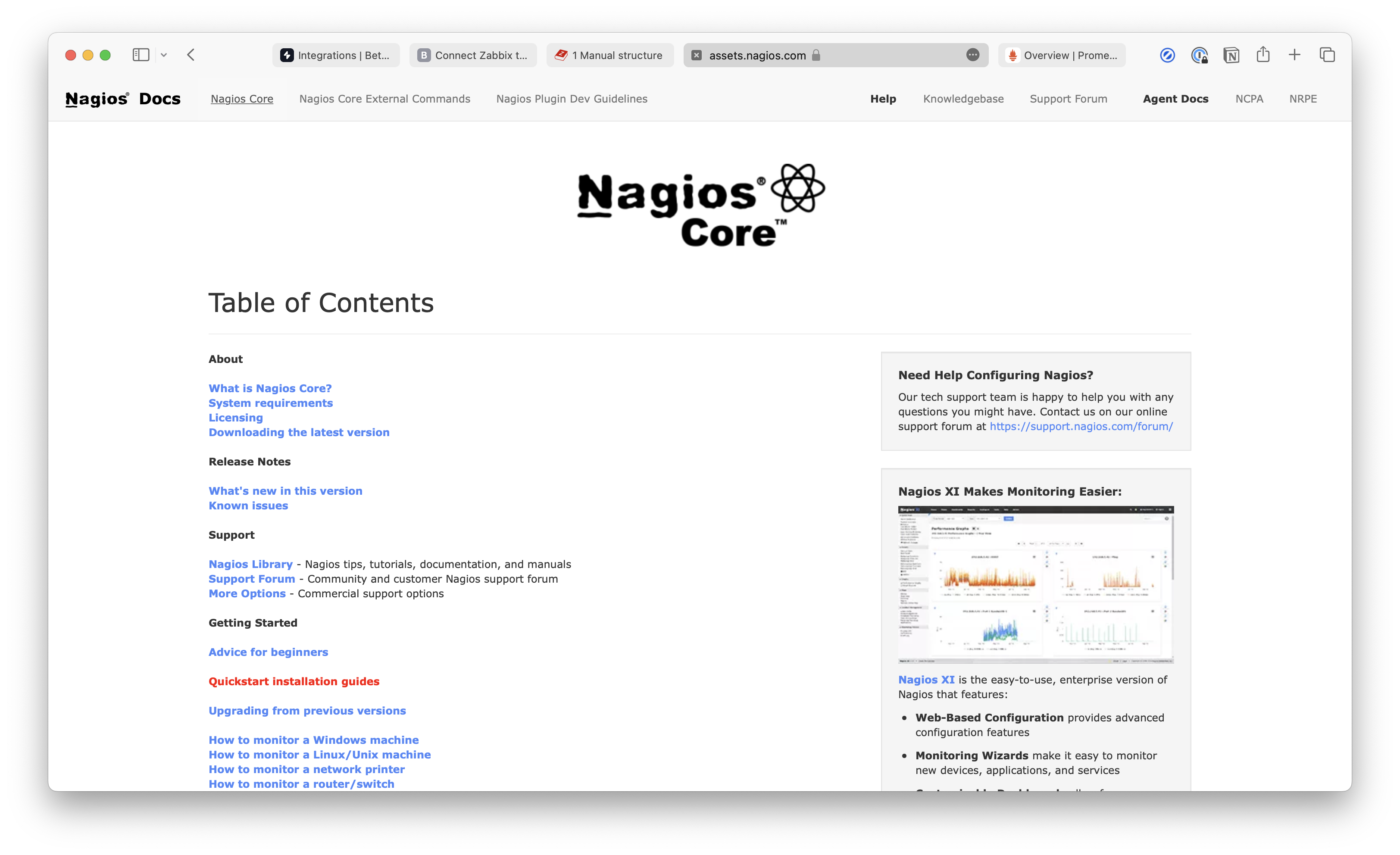 Nagios doc