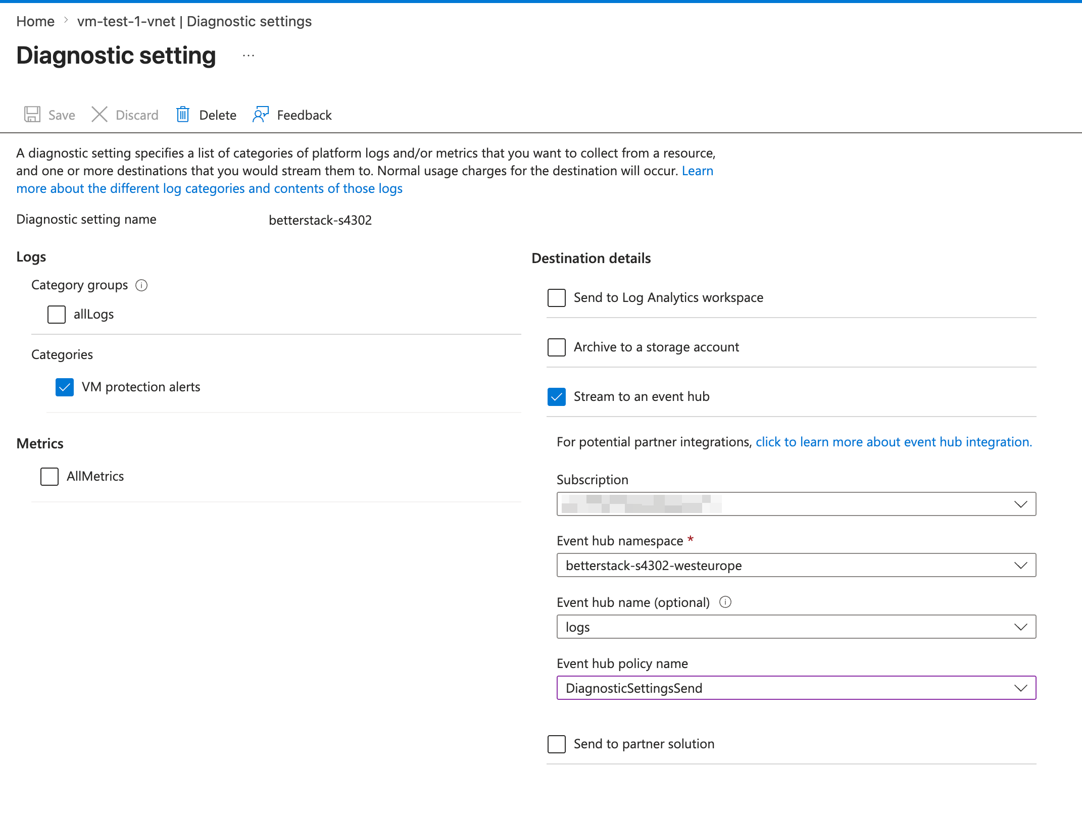 Defining custom forwarding