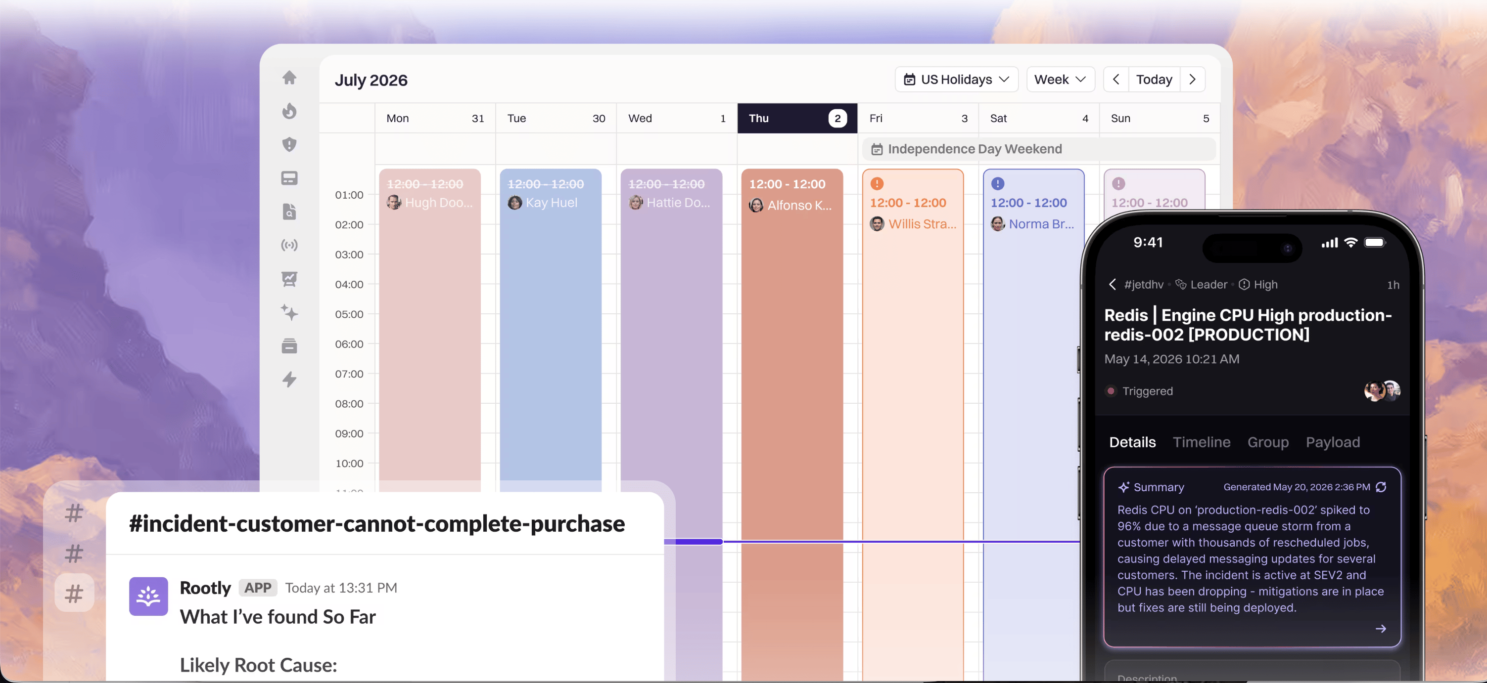 SCREENSHOT: Rootly full lifecycle