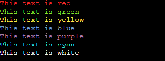 How do I print colored text to the terminal in Python? | Better Stack ...