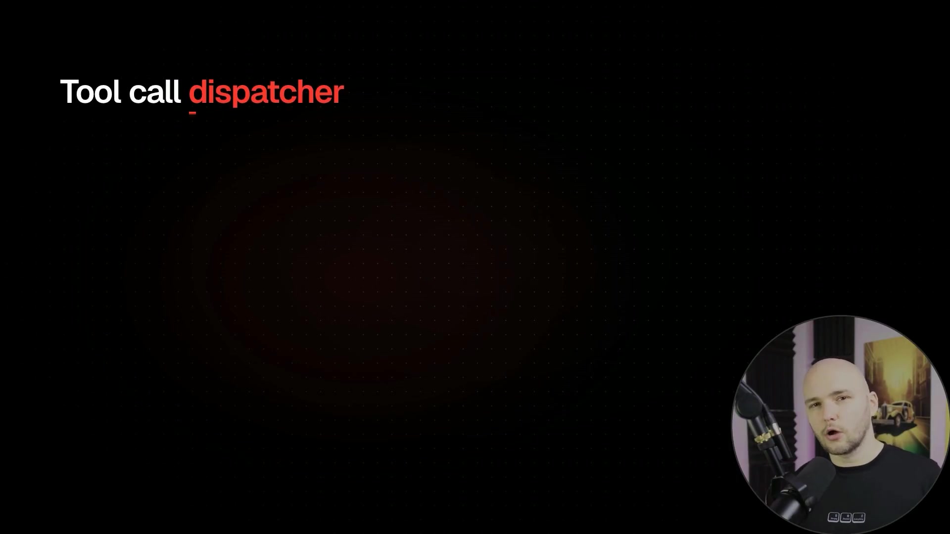 A diagram illustrating how Needle functions as a "tool call dispatcher," translating a natural language prompt into a specific function call.