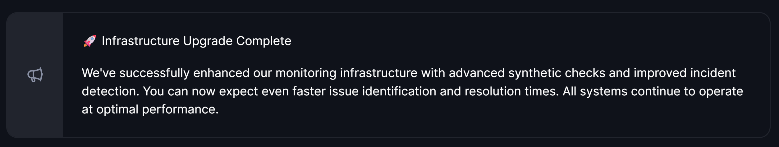 Status page - Announcement.png