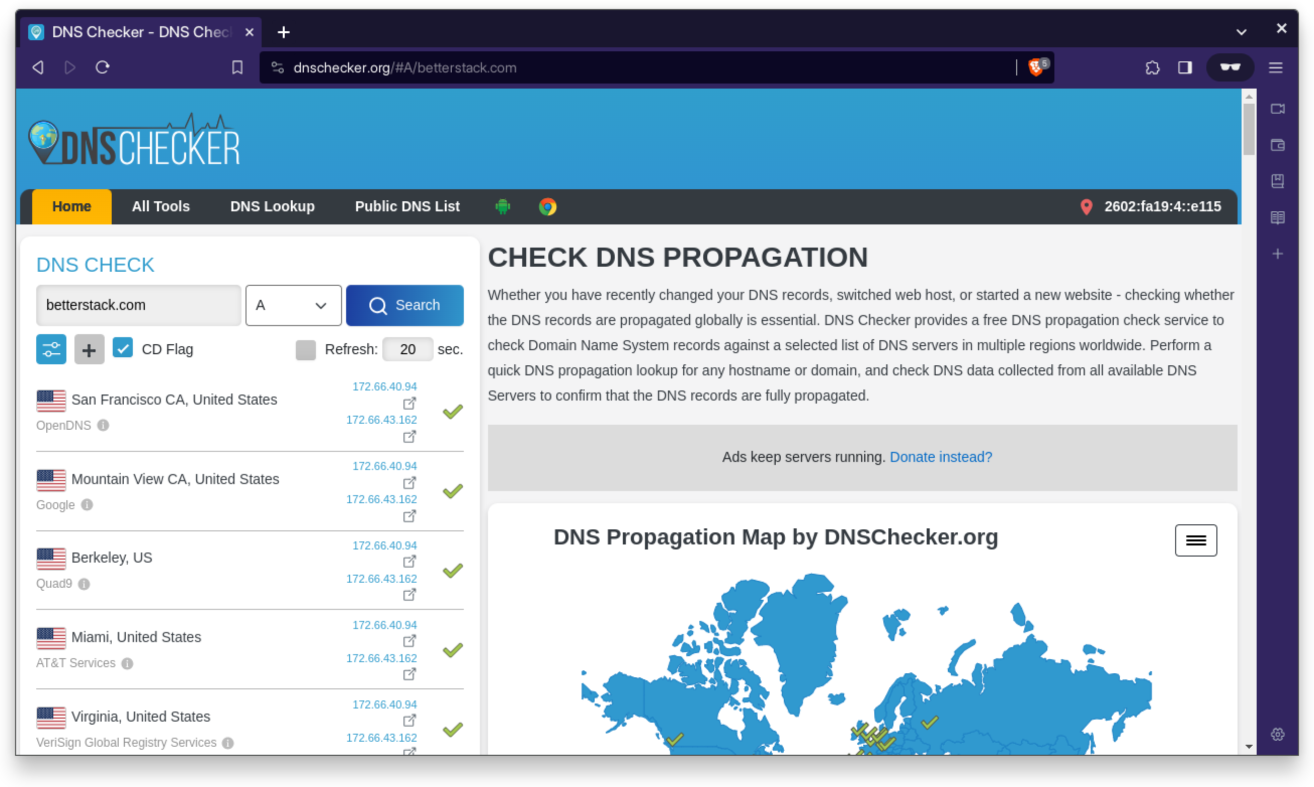 DNS Checker