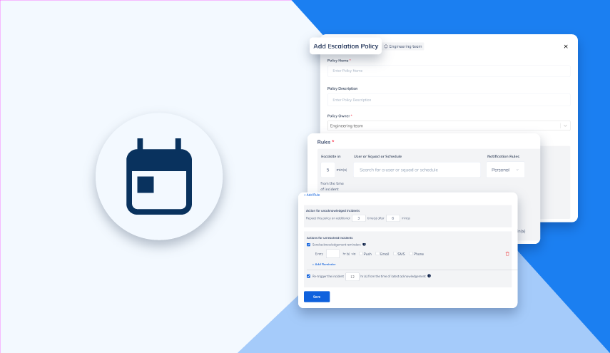 SCREENSHOT: Squadcast schedules and escalations interface