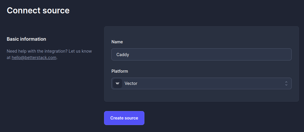 Connect source