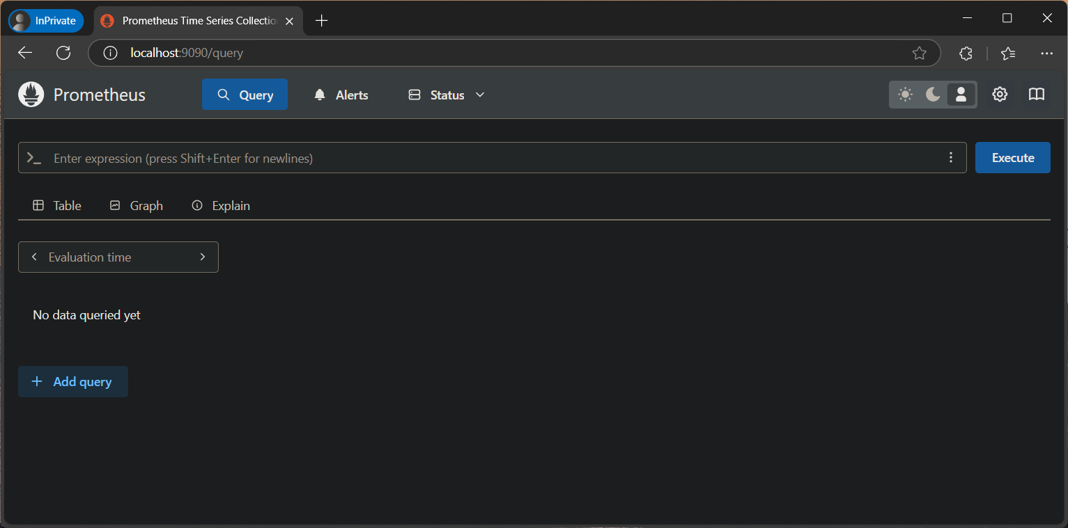 PROMETHEUS DASHBOARD SCREENSHOT