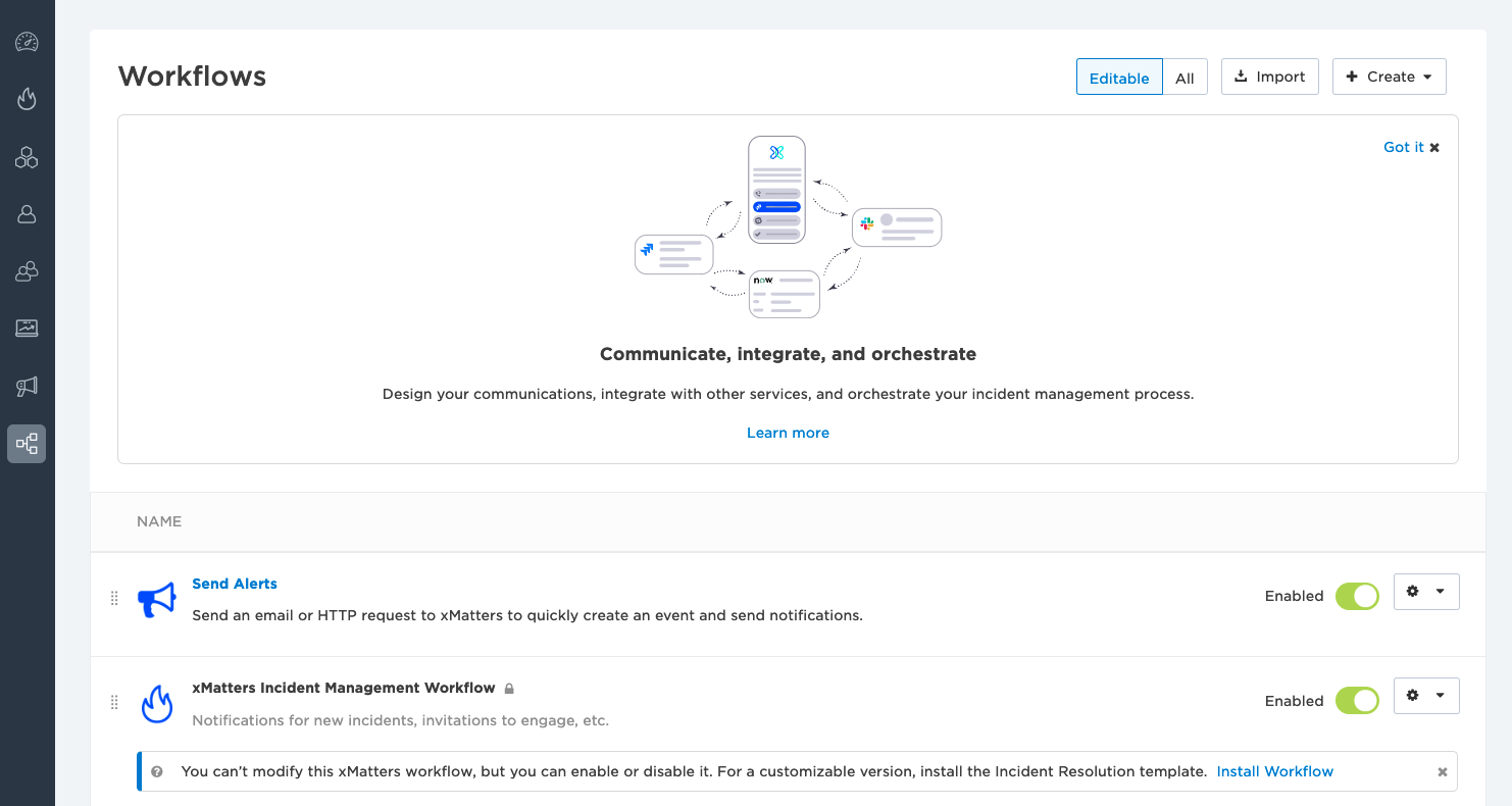 xMatters alerting