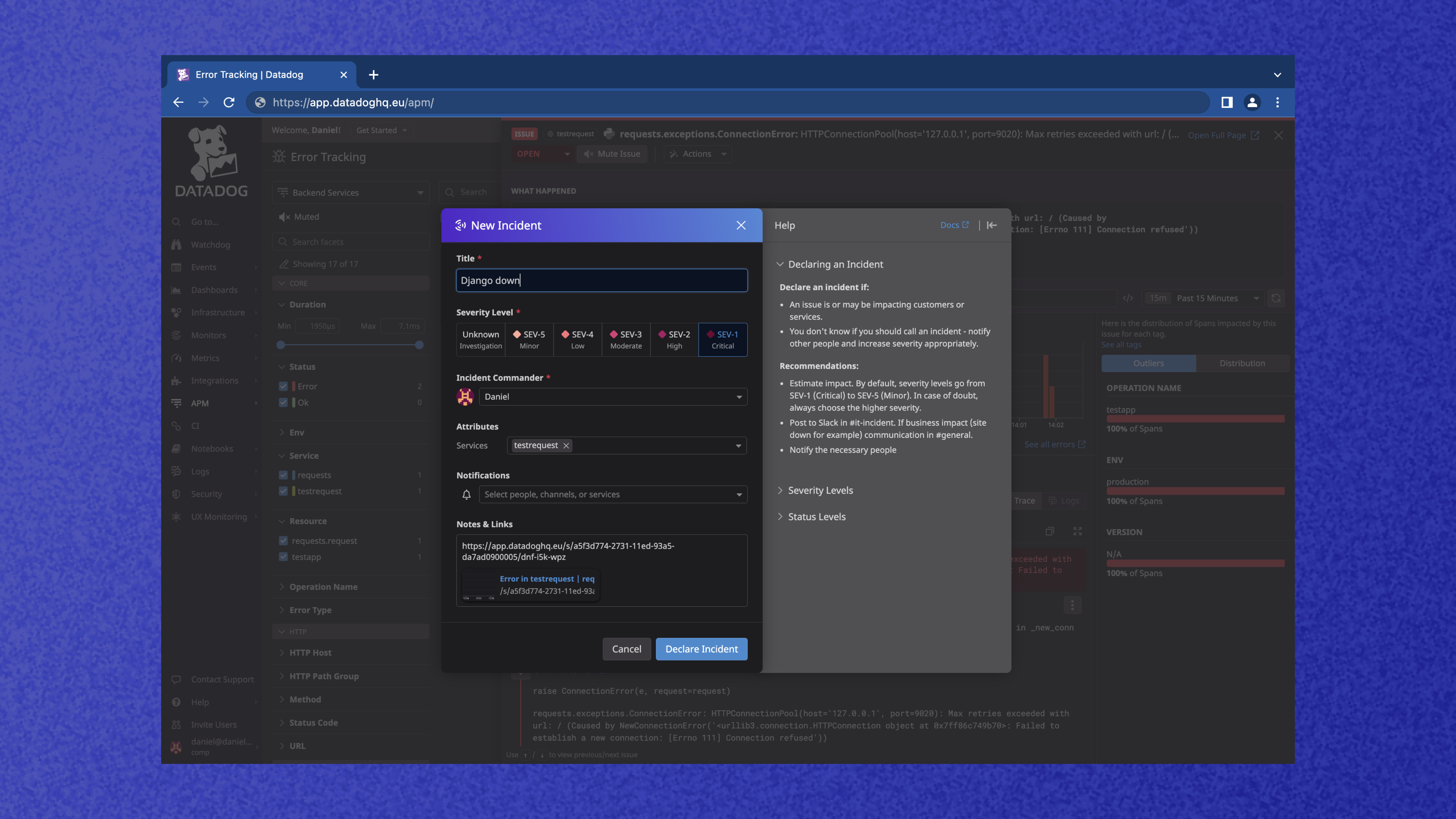 Datadog-Incident