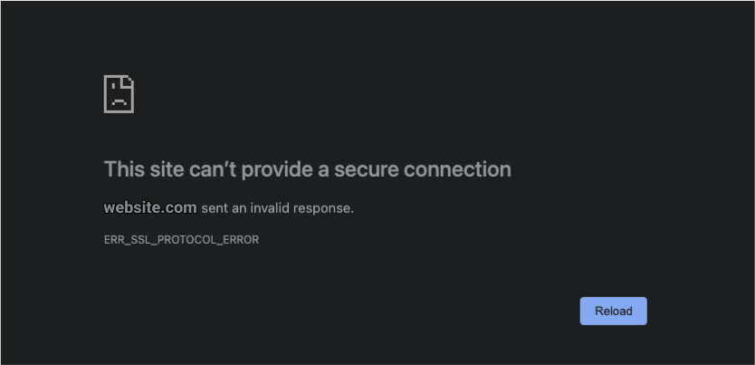 SSL error