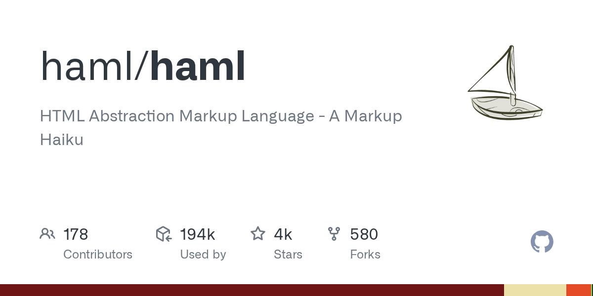 Screenshot of Haml