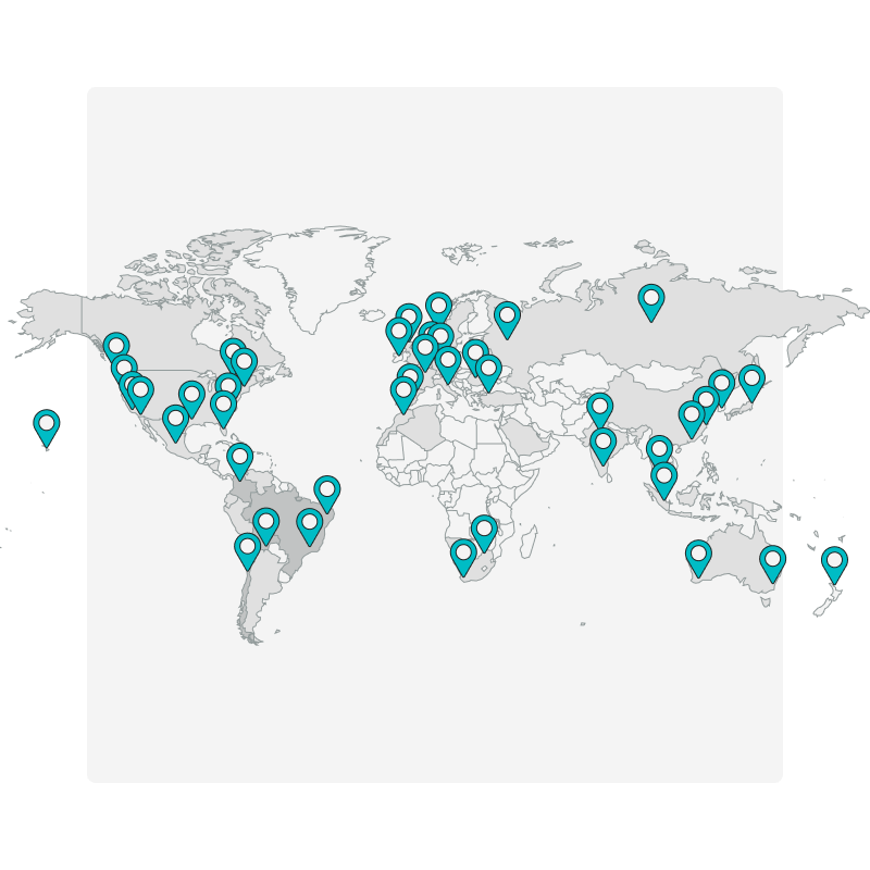SCREENSHOT: Uptrends checkpoint world map view
