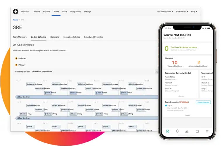 Screenshot of Splunk On-Call's AI