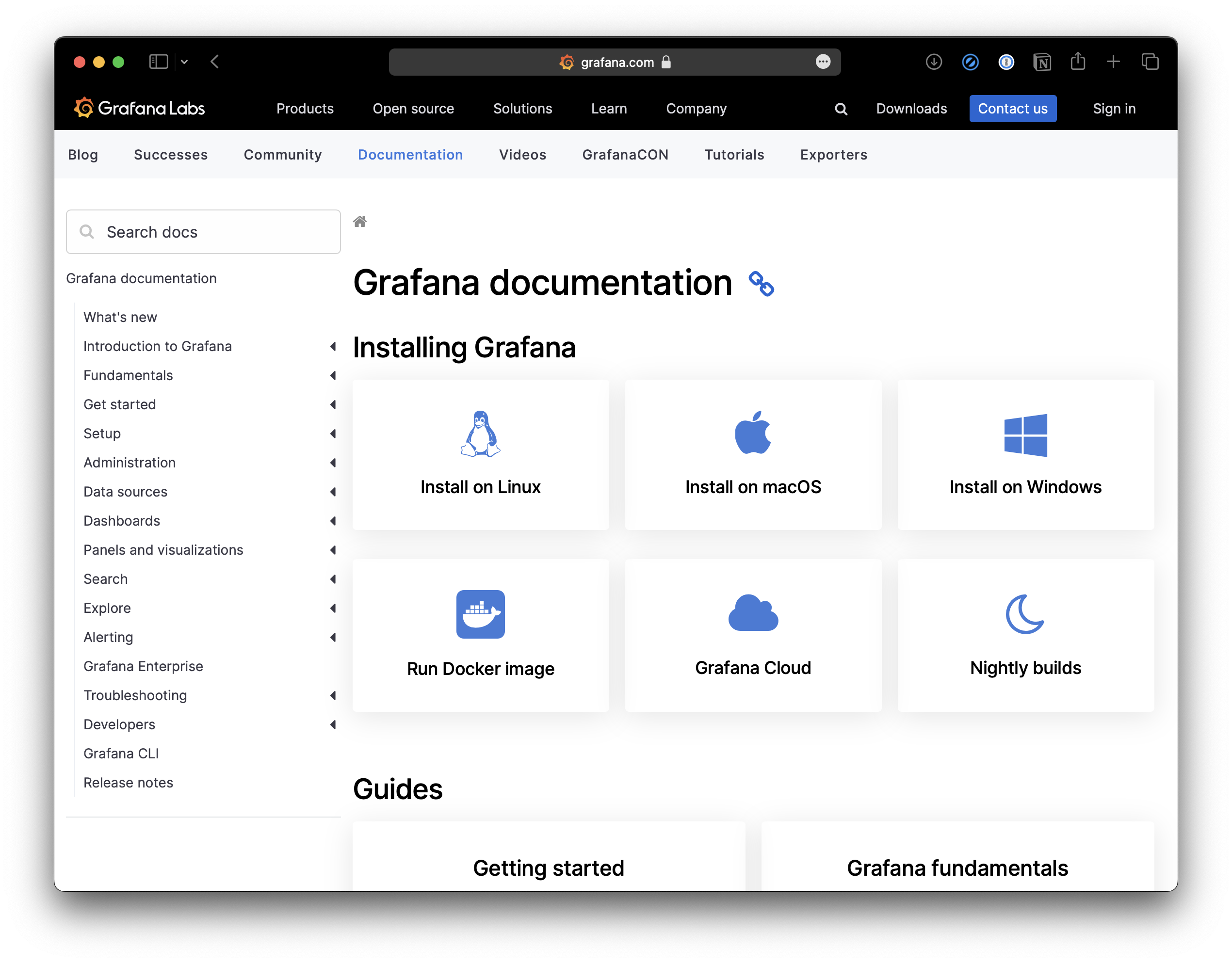 Grafana Docs