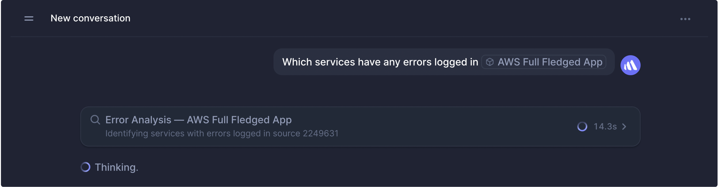 Starting logs analyis