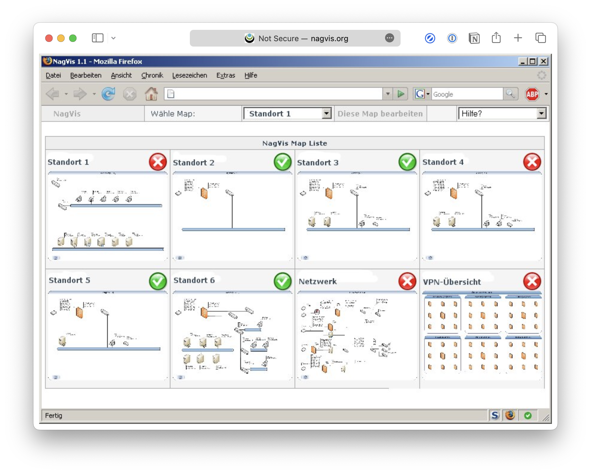 Nagios visualization