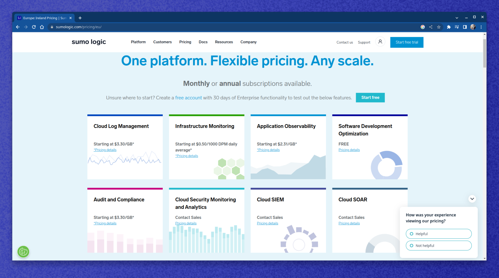 SumoLogic-Pricing