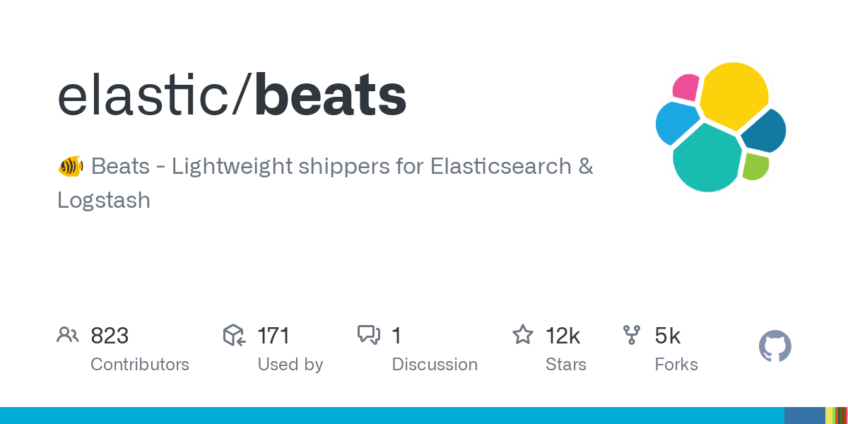 Screenshot of Filebeat Github