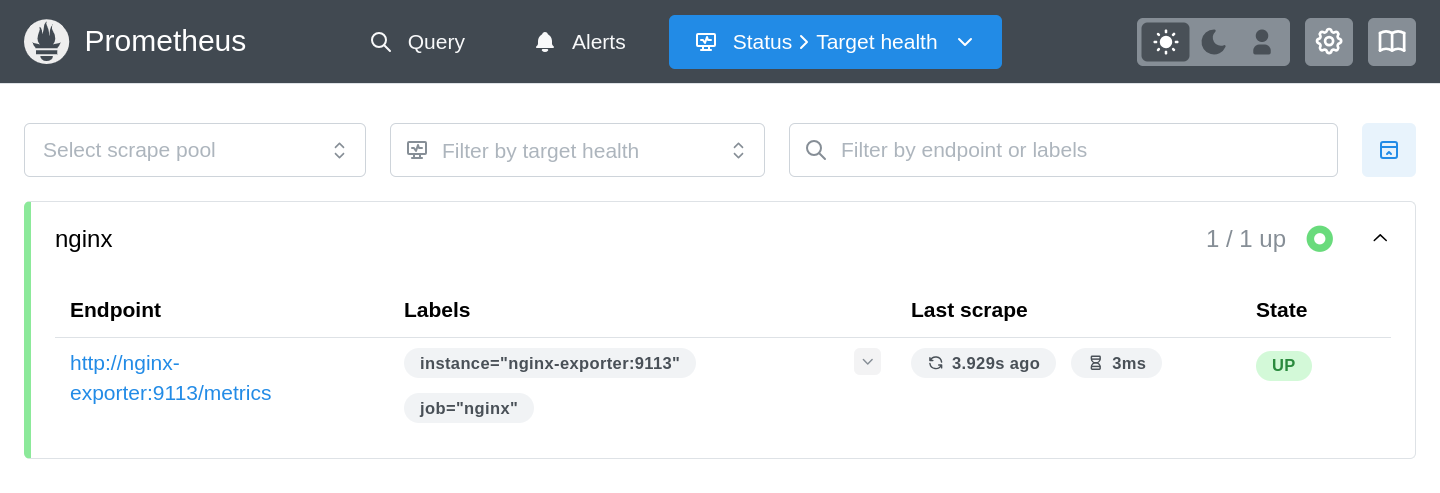 Prometheus targets