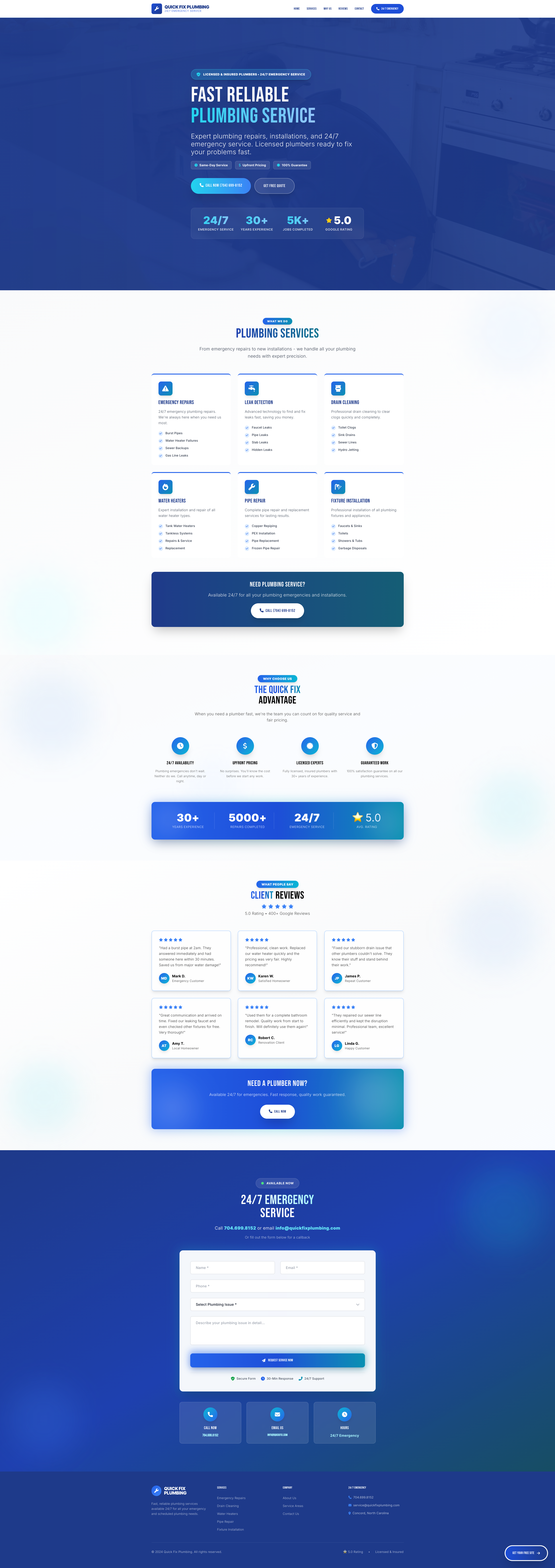 Plumbing Website Demo