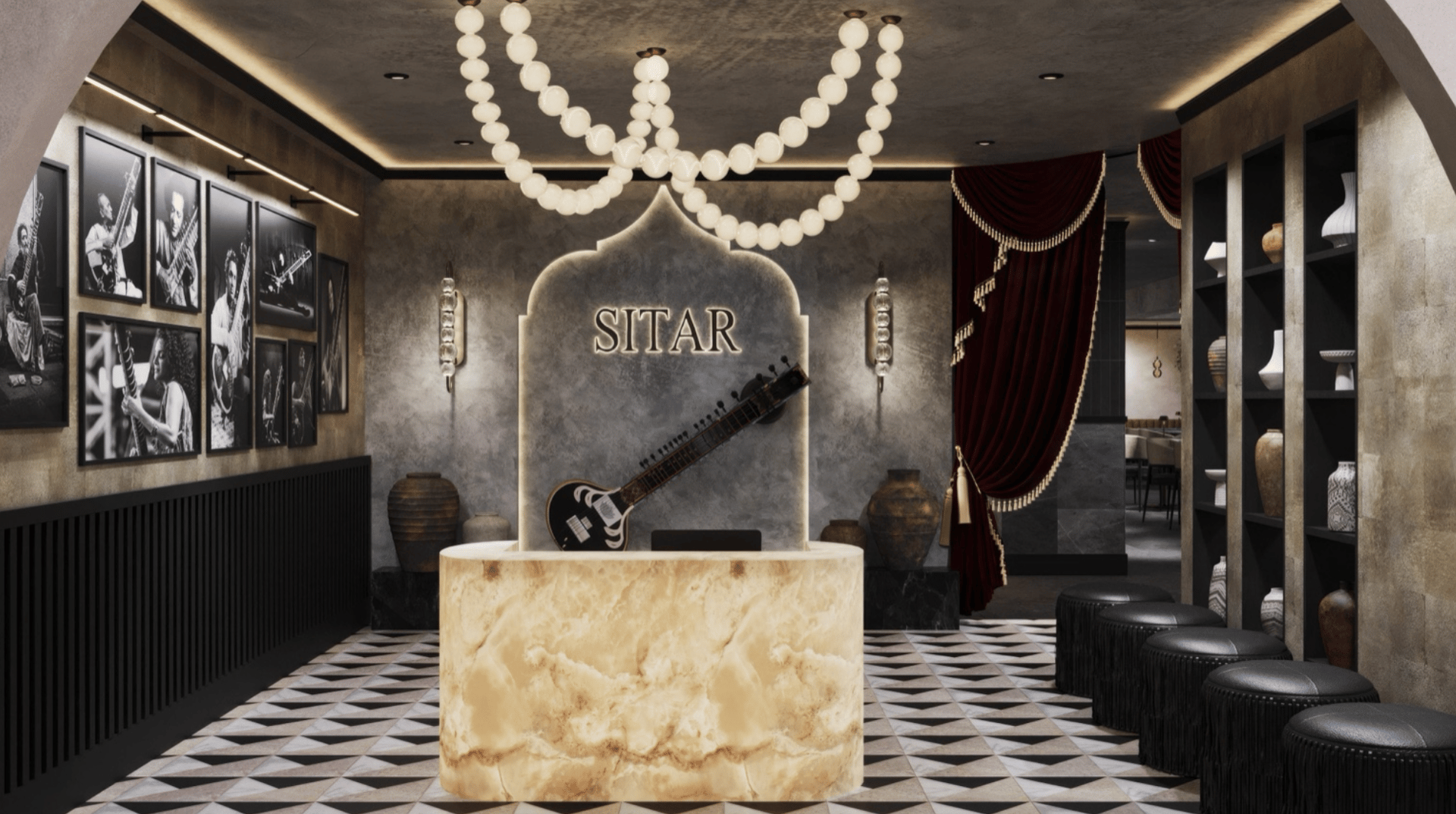 SITAR Restaurant Interior