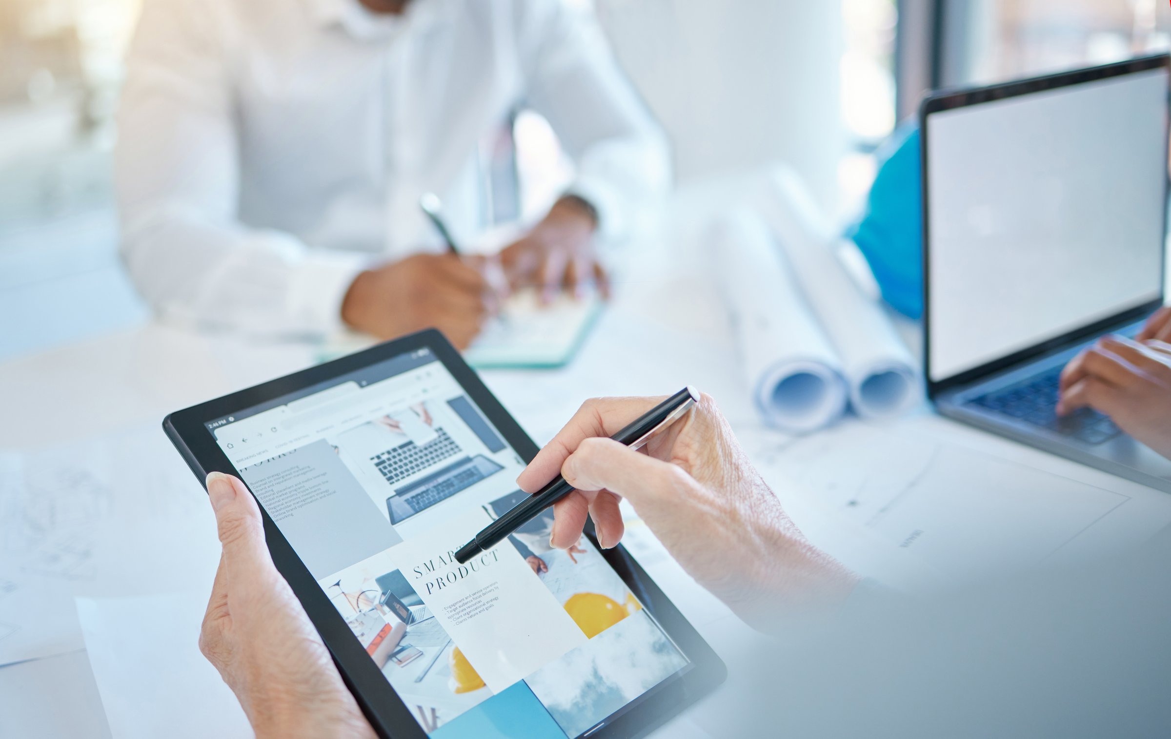 Black Feather Media team at work