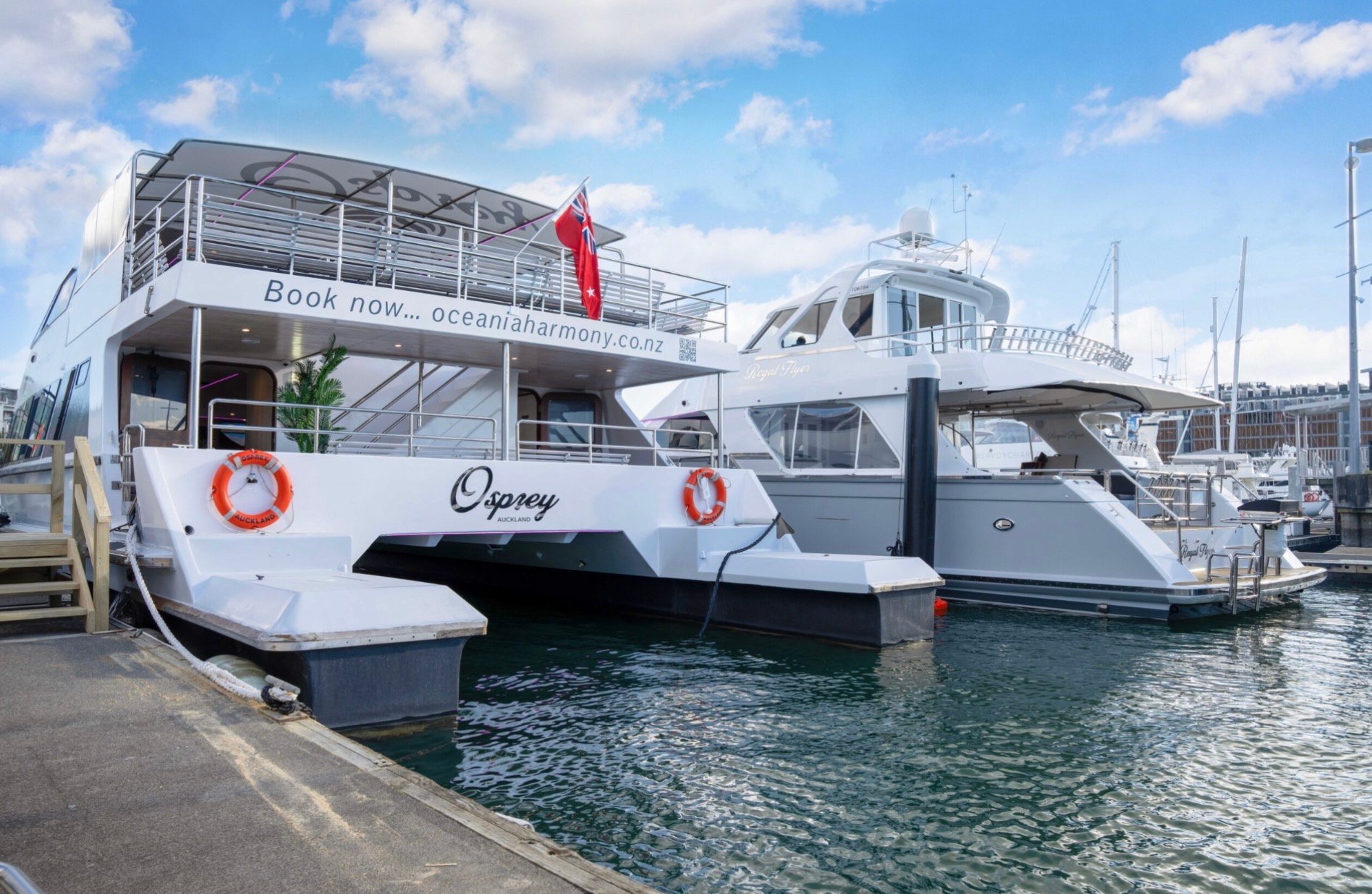 Osprey yacht charter experience