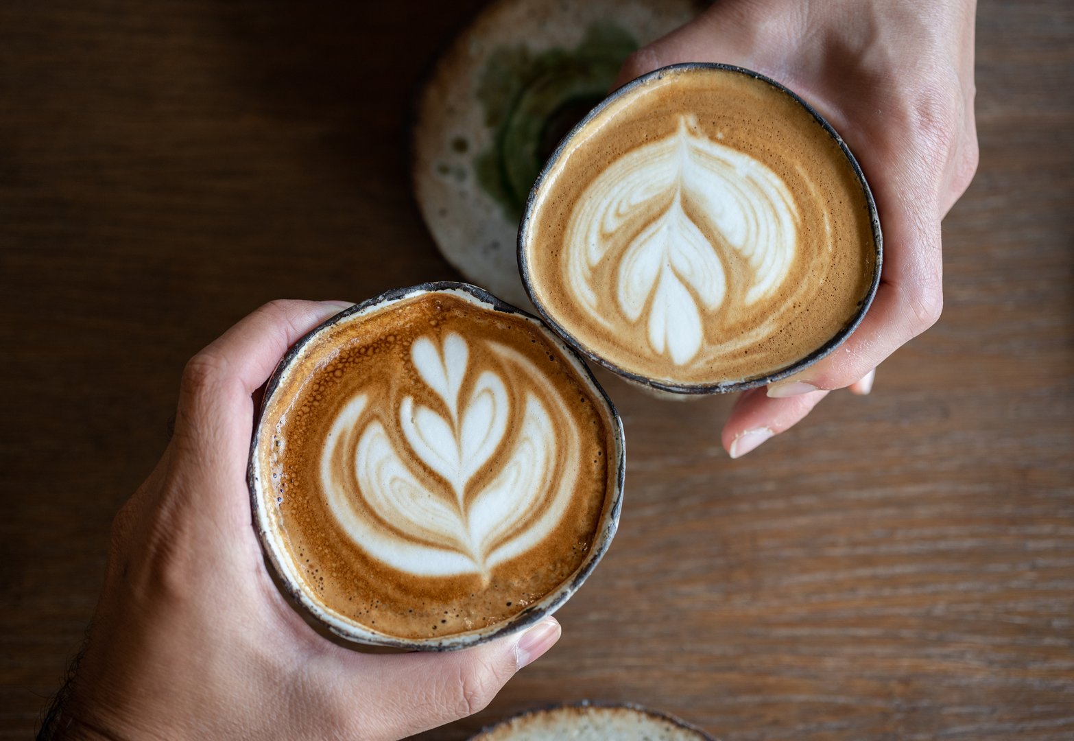 A latte is a coffee drink made with espresso and steamed milk.