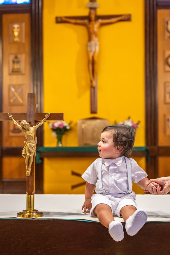 Baby boy baptism