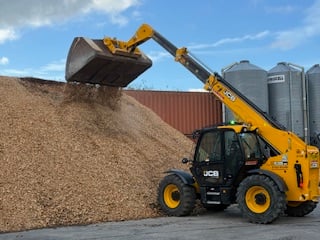 Sustainable wood chips for biomass heating and renewable energy