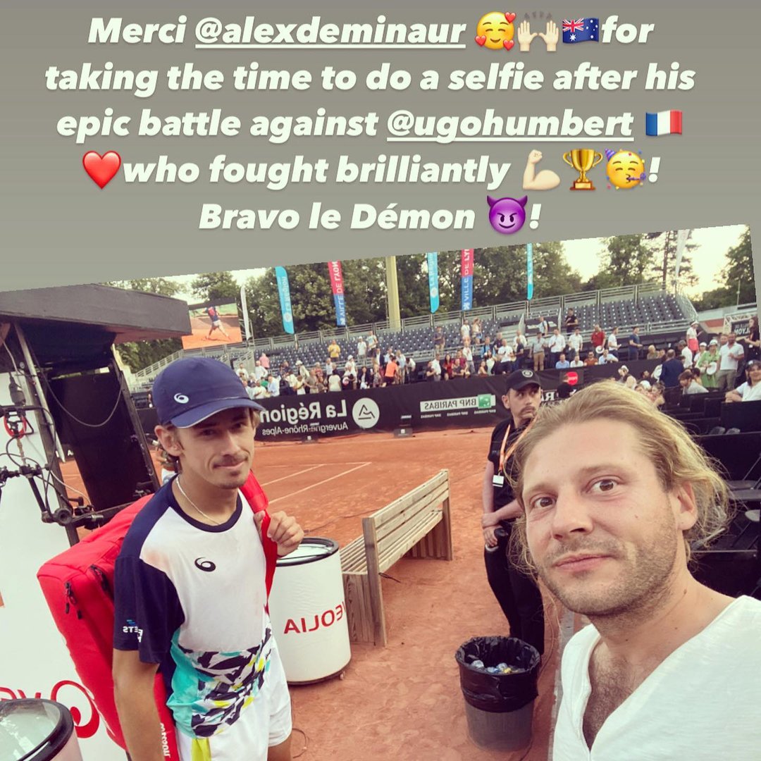 JP at Open Parc Lyon ATP 250 - French tennis experience
