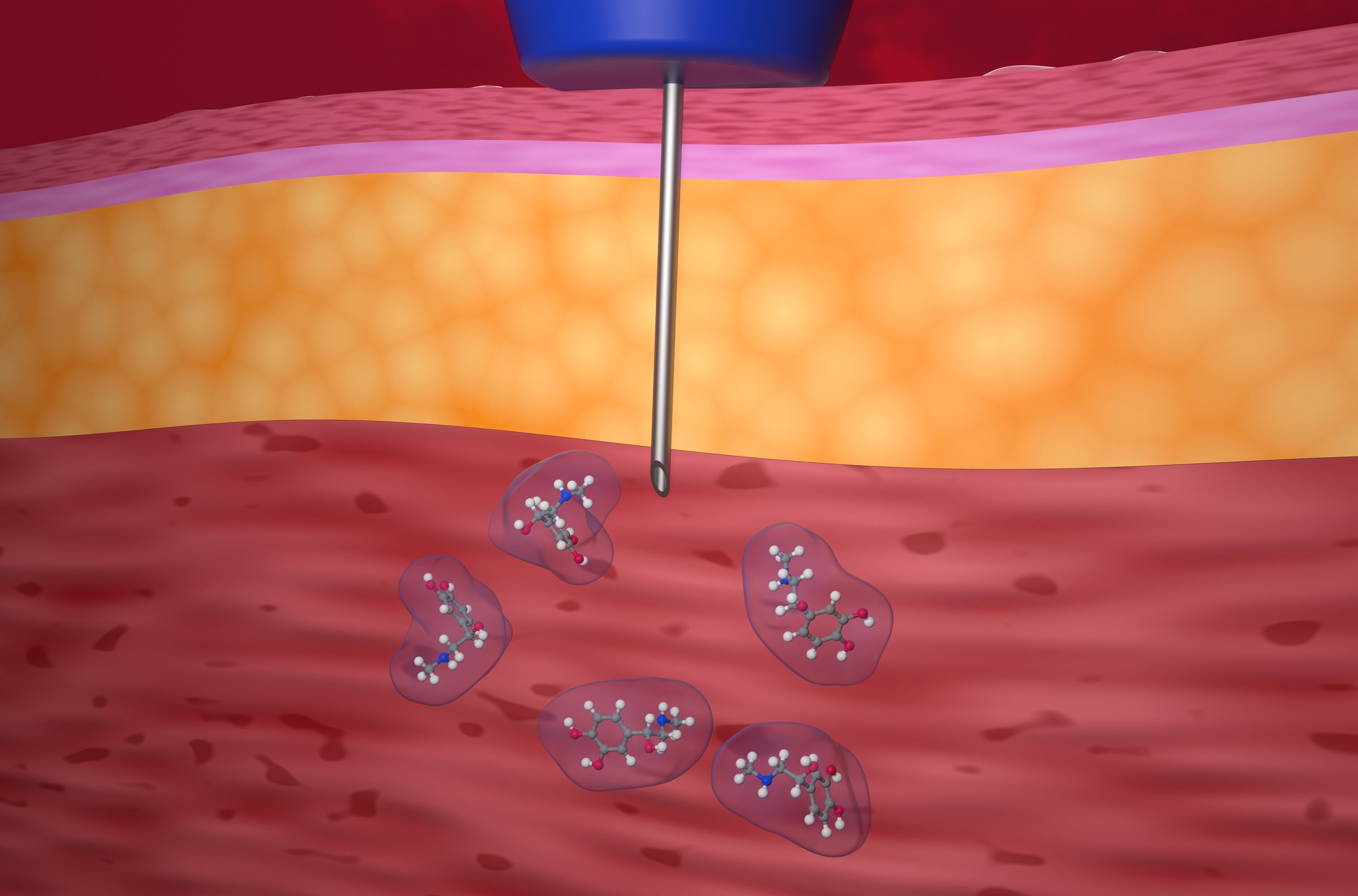 Adrenaline, also known as epinephrine, is a hormone and medication which is involved in regulating visceral functions (e.g., respiration). It appears as a white microcrystalline granule. Adrenaline is normally produced by the adrenal glands and by a small number of neurons in the medulla oblongata.