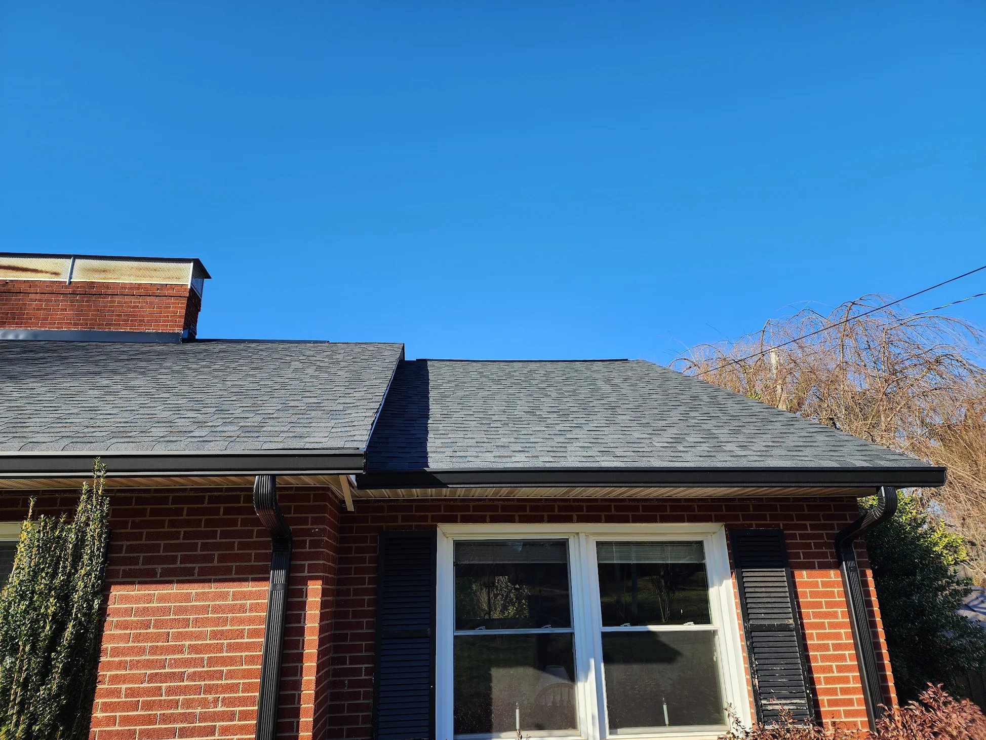 Doug Griffith completed roof