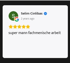 Selim Cinlibas - 5 Sterne Bewertung