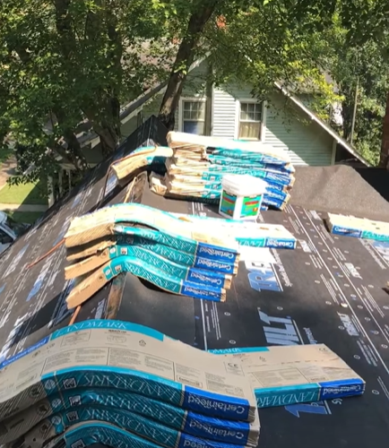 Roofing materials and work