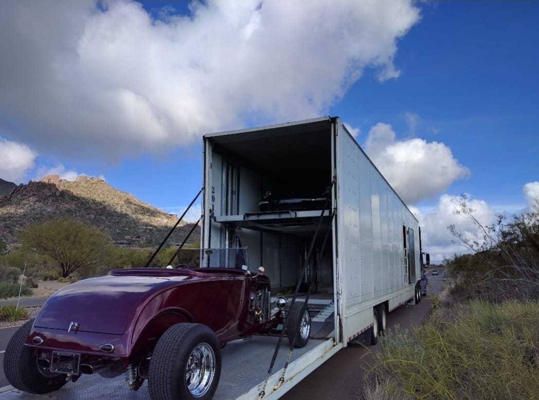 Classic car carrier service