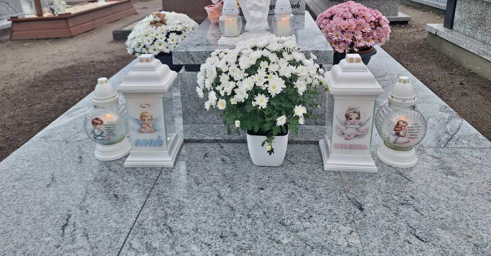 Znicz personalizowany od klienta - staranne wykonanie