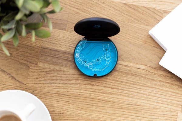 Invisalign clear aligner trays for orthodontic teeth straightening treatment - transparent removable dental aligners for discreet smile correction and teeth alignment at Murwillumbah Dental clinic