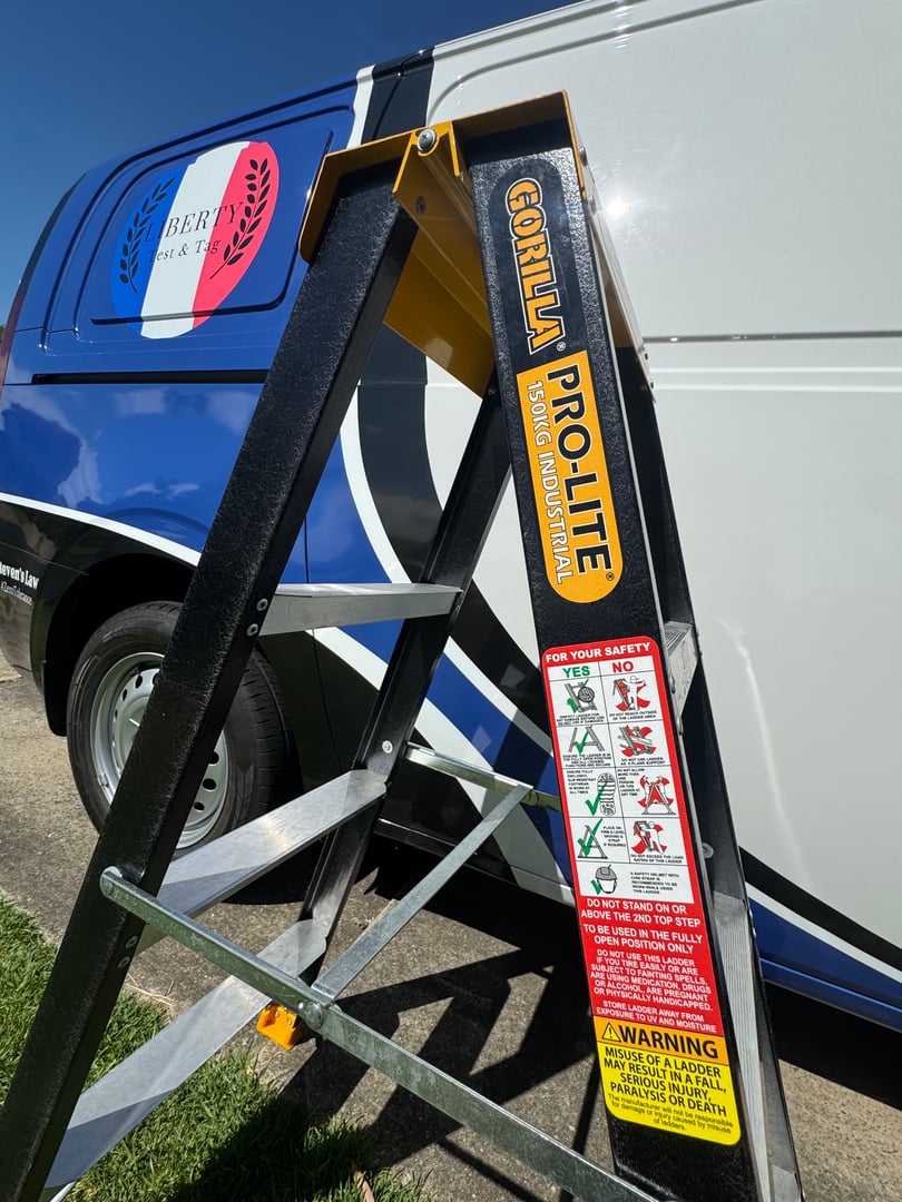 Ladder inspection in accordance with AS/NZS 1892