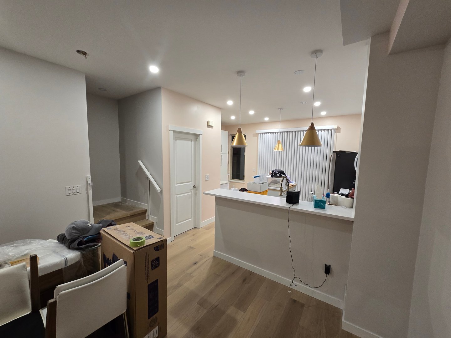 After work - finished kitchen area