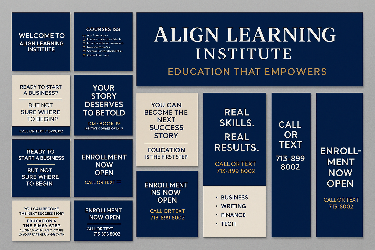 Align Learning Institute resources and learning tools