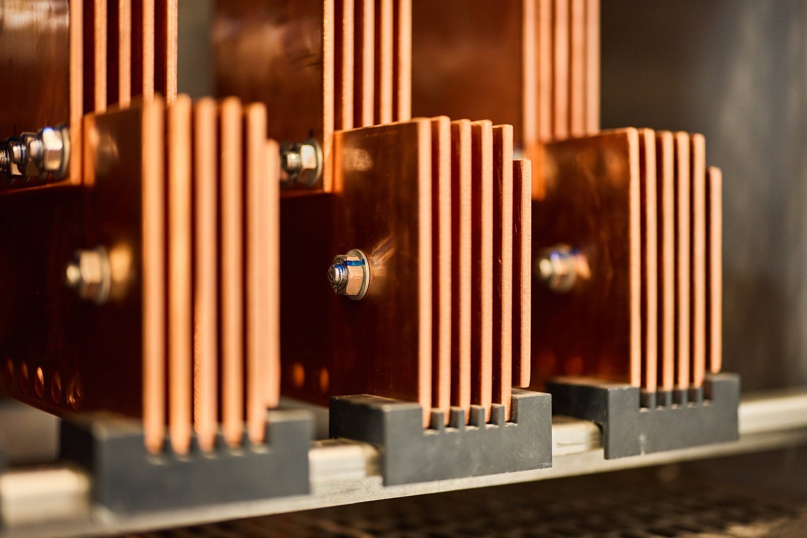 Copper busbars in industrial manufacturing