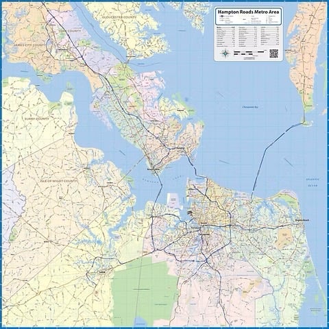 Hampton Roads service area map
