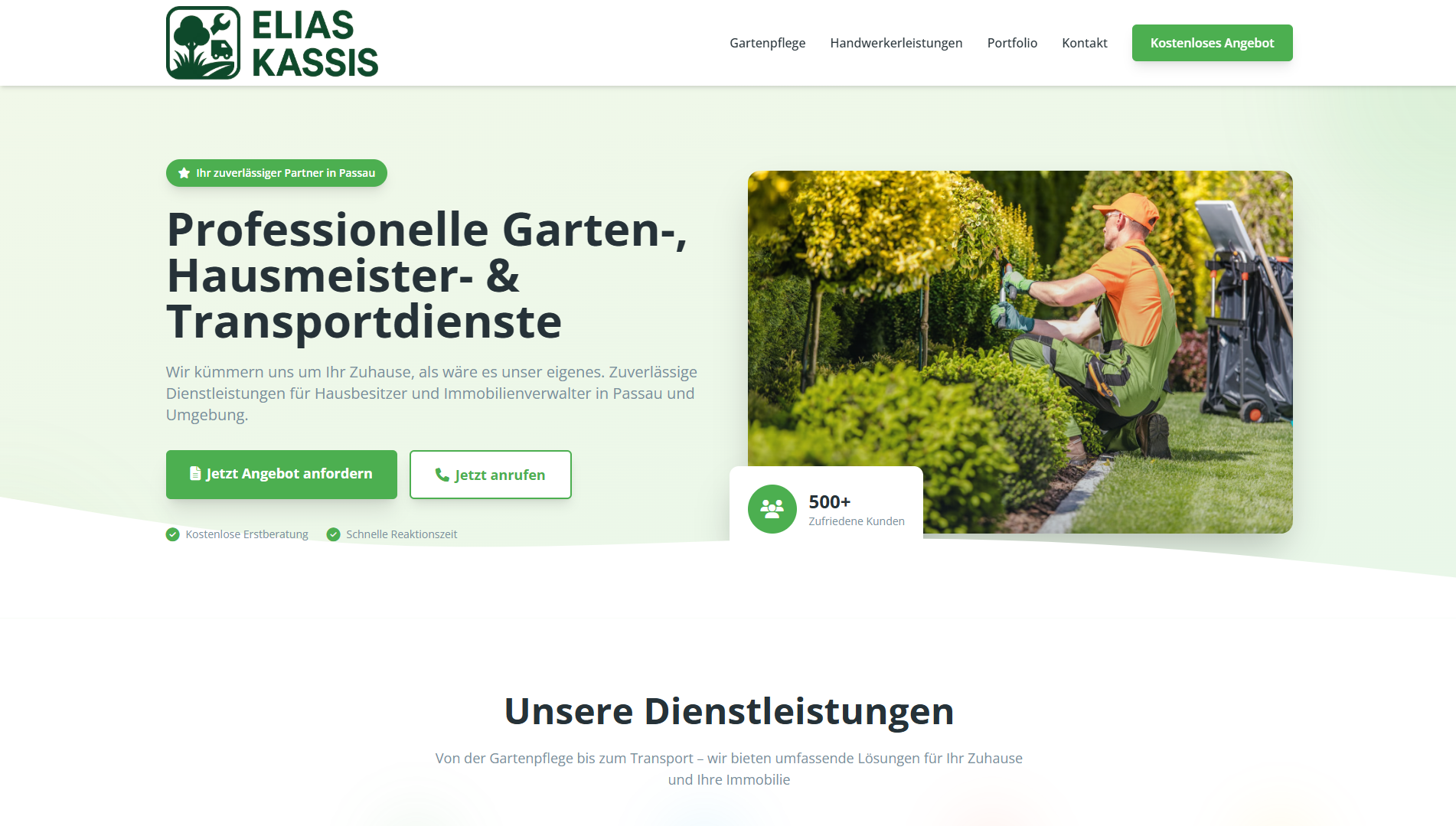 Business Landingpage