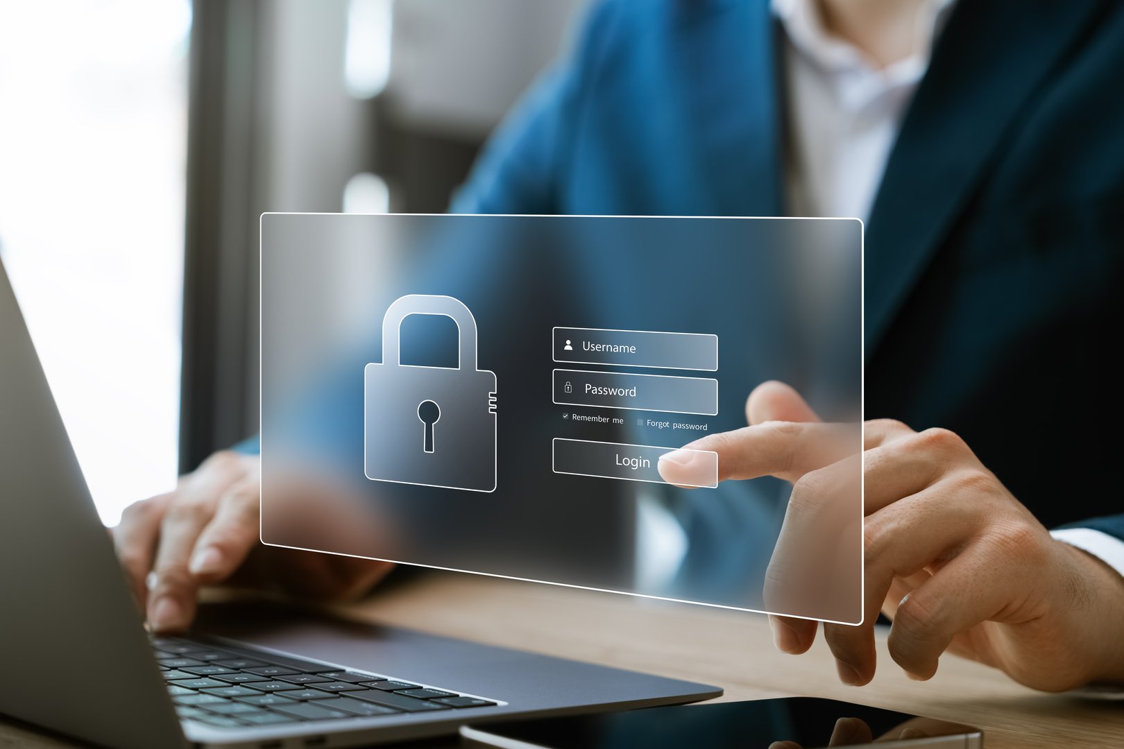 Cyber ​​network security and data protection on the internet